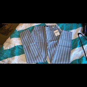 Forever 21 stretchy striped pants